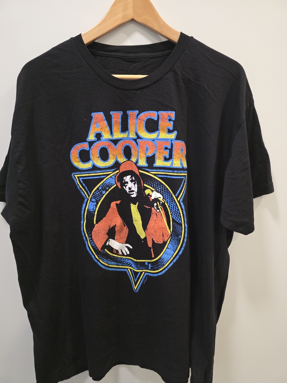 Alice Cooper Graphic Band T-Shirt Black XL/TG Vintage Style Rock Concert Tee - Picture 3 of 7